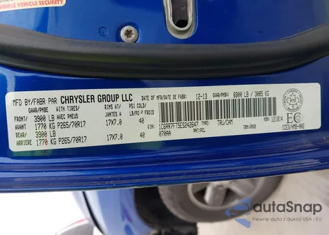 2014 Ram 1500 St from USA, damaged, VIN 1C6RR7FT5ES242647